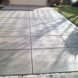 New paver driveway by Ready Set Concrete